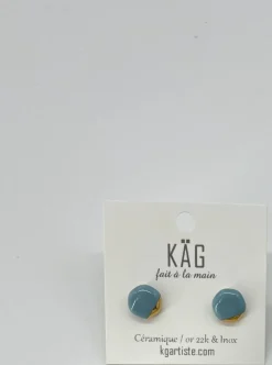 Shop KAG Hexagon Ceramic Earrings
