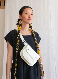 Discount KAZAK Amaru Clutch Bag - Ivory