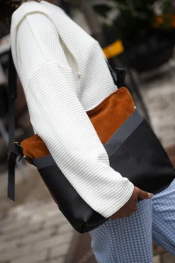 Shop KAZAK Tivoli Bag - Rust and Black