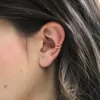 Fashion MAKSYM - Hammered Ear Cuff - Gold