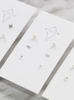 Best Sale MAKSYM Trio Earrings - Beads, Bars & Balls