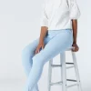 Clearance MAVI Alissa Super Skinny Plume Jeans - Ice Blue