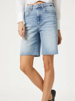 Best MAVI Selina Shorts - Light Blue