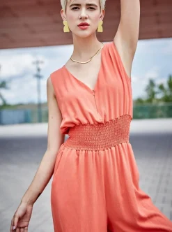 Sale MELOW Inka Jumpsuit - Coral