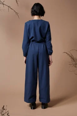Cheap MELOW Judith Jumpsuit - Indigo