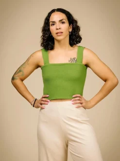 Shop MERCEDES MORIN Litchi Camisole