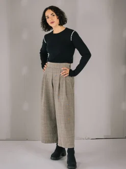 Shop MERCEDES MORIN Paloma pants - Checks