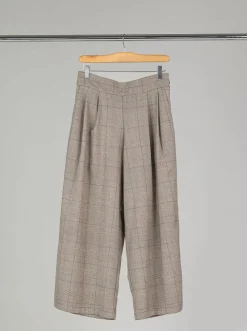 Shop MERCEDES MORIN Paloma pants - Checks