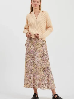 Discount MINIMUM Albi Skirt - Pink Sachet