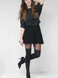 Best Sale MONDOR Tights Pattern 5768 - Black