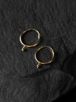 Discount NOIR KALA Starseed Hoop Earrings 14mm - Gold