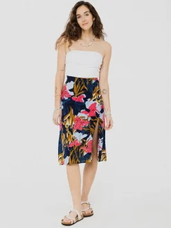 Shop ANANAS & BANANAS PINEAPPLE BANANAS Elena Skirt - Tropical navy
