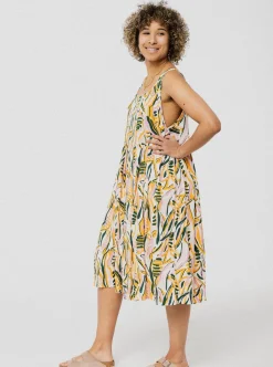 New ANANAS & BANANAS PINEAPPLE BANANAS Eve dress - Cream pattern