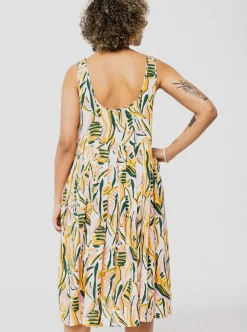 New ANANAS & BANANAS PINEAPPLE BANANAS Eve dress - Cream pattern