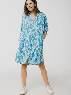 Outlet ANANAS & BANANAS PINEAPPLE BANANAS Evelyne dress - Sky pattern