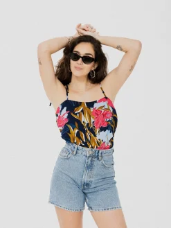Cheap ANANAS & BANANAS PINEAPPLE BANANAS Isabella Camisole - Tropical Navy