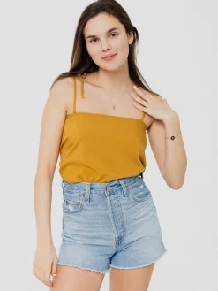 Cheap ANANAS & BANANAS PINEAPPLE BANANAS Isabella Camisole - Gold