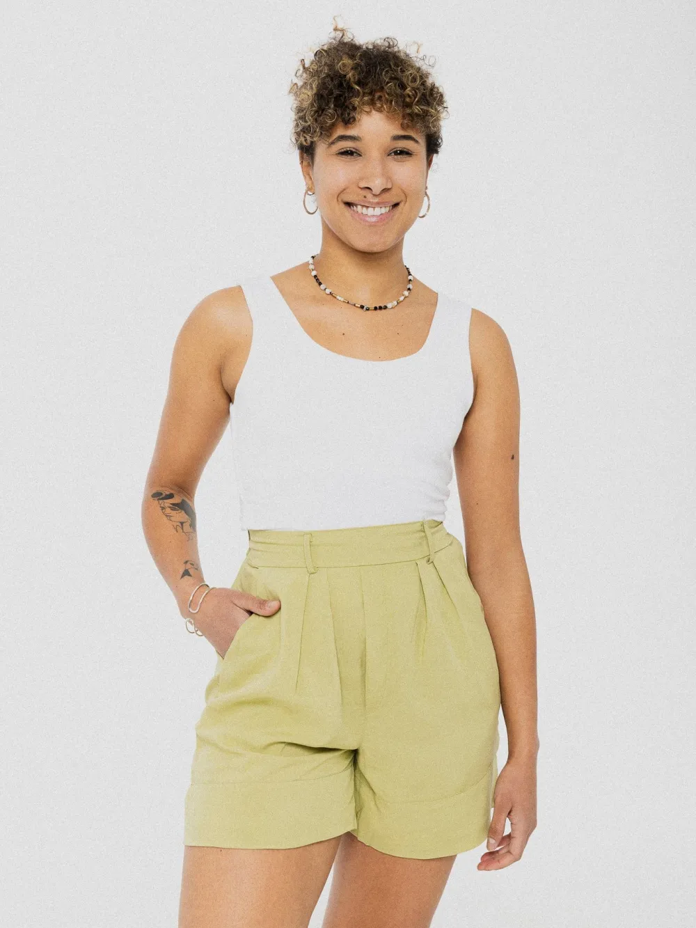 Shop ANANAS & BANANAS PINEAPPLE BANANAS Patience Shorts - Green