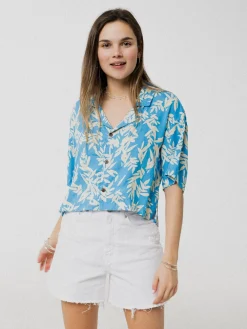 Cheap ANANAS & BANANAS PINEAPPLE BANANAS Peony blouse - Sky pattern
