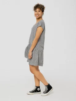 Best Sale ANANAS & BANANAS PINEAPPLE BANANAS Séoul dress - Black checks
