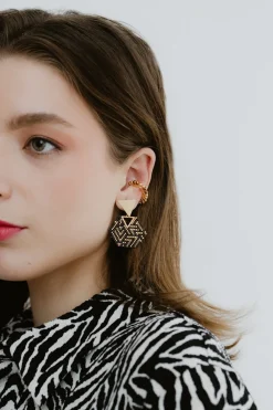 Fashion PINKY MIMOSA Ear Cuff - Caramel
