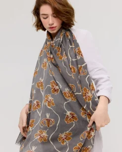 Flash Sale PRINCESSE & DRAGON PRINCESS & DRAGON Lily Floral Scarf