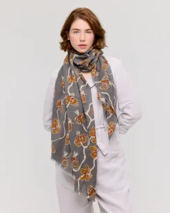 Flash Sale PRINCESSE & DRAGON PRINCESS & DRAGON Lily Floral Scarf
