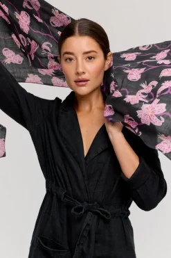 Flash Sale PRINCESSE & DRAGON PRINCESS & DRAGON Lily Floral Scarf