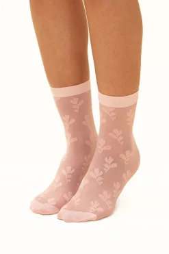 Flash Sale RACHEL Floral Transparent Socks