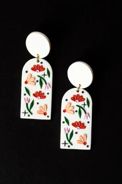 Store SLOW DAY STUDIOS Witchy Floral Earrings