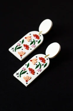 Store SLOW DAY STUDIOS Witchy Floral Earrings