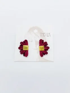 Cheap THIS ILK Larrea Earrings - Terracotta