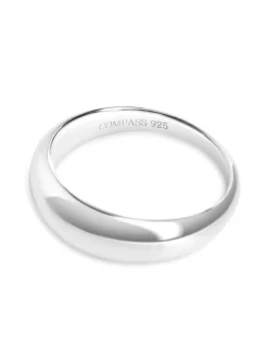 Cheap TWENTY COMPASS Dome Ring - Silver