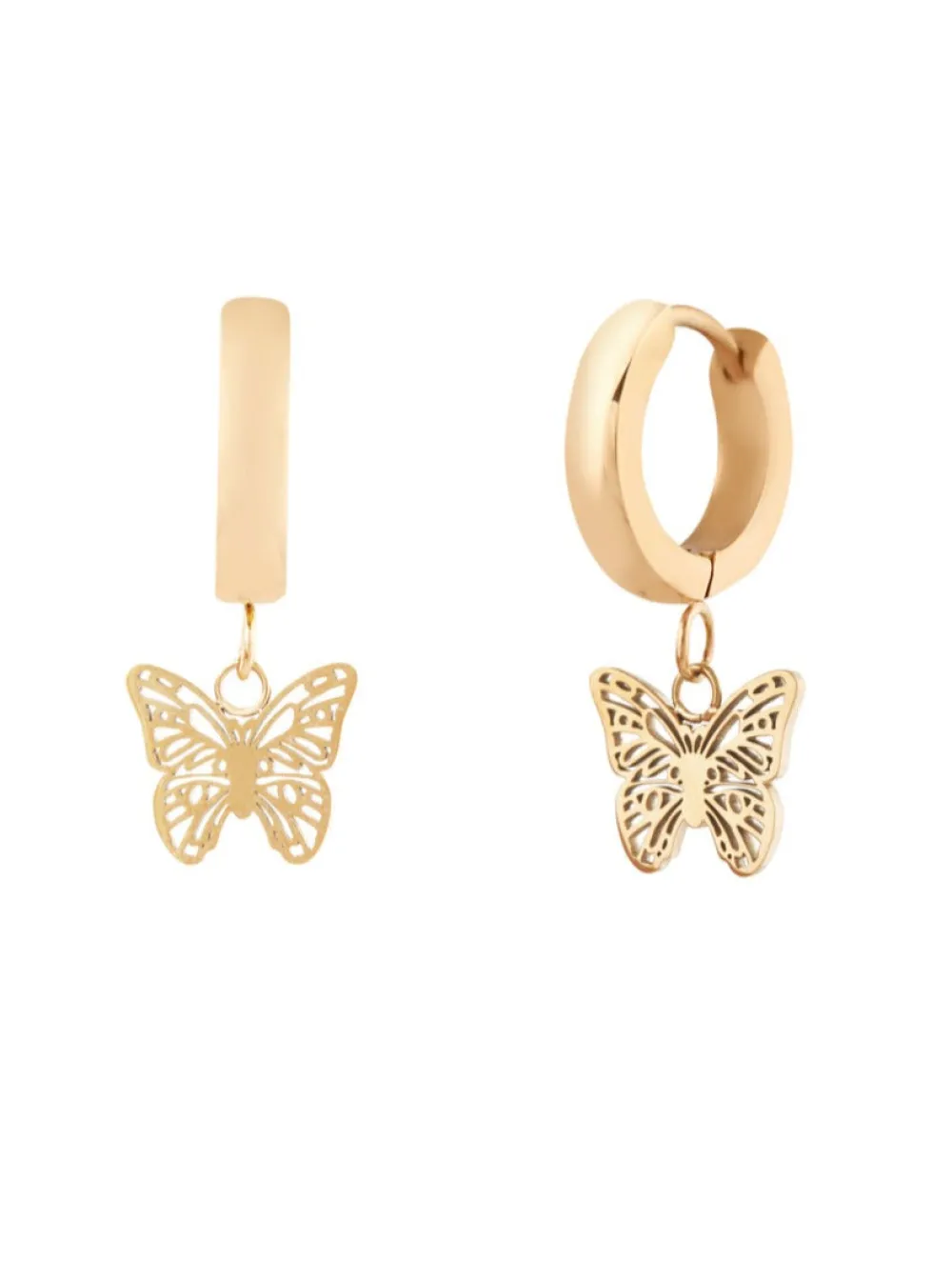 Fashion TWENTY COMPASS Muse Earrings - Gold