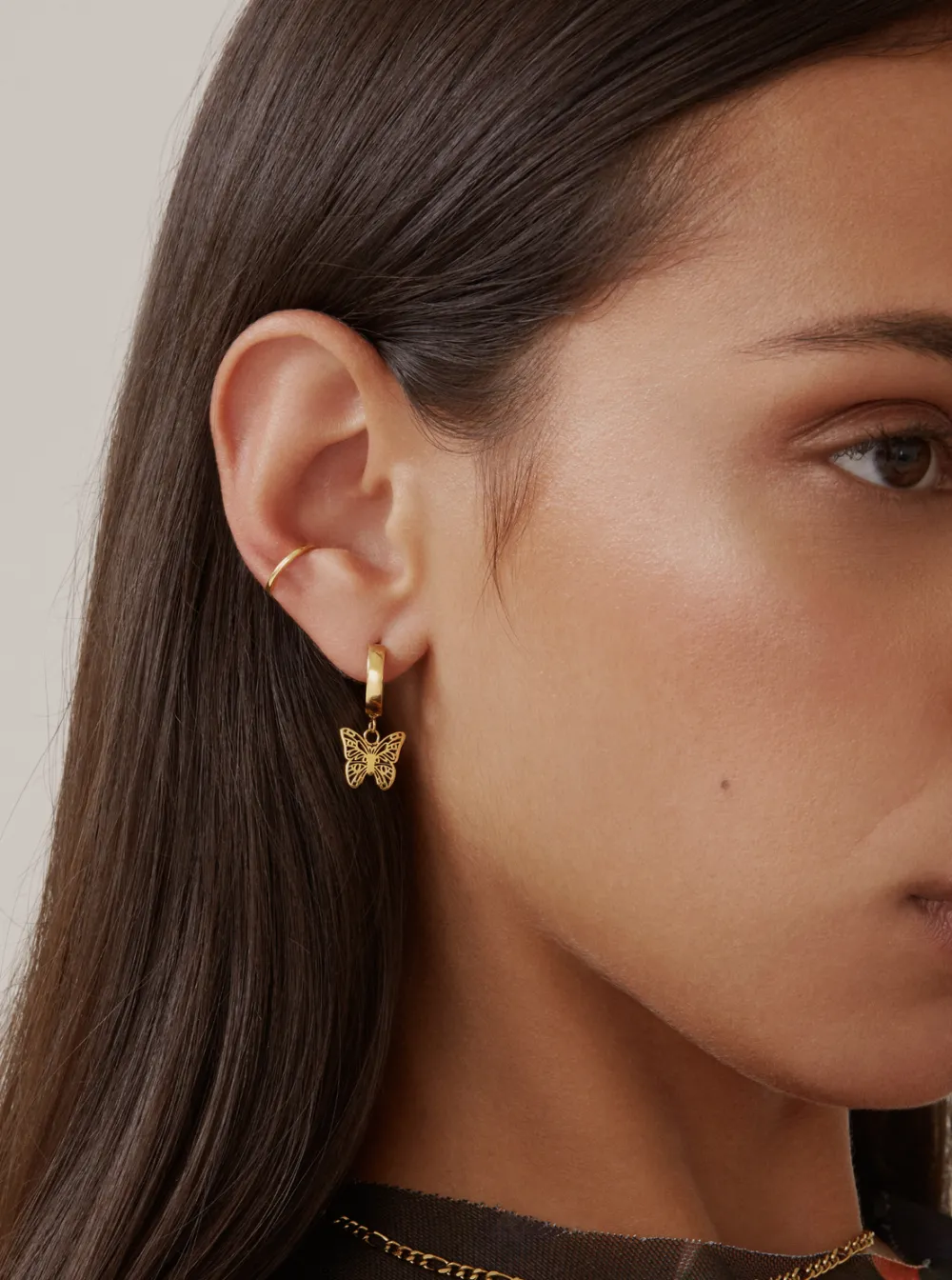 Fashion TWENTY COMPASS Muse Earrings - Gold