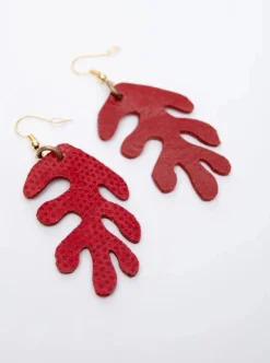 Flash Sale VEINAGE Coral Earrings