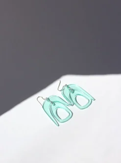Flash Sale WARREN STEVEN SCOTT Salish Chandelier Mini Earrings - Translucent Blue