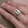 Sale CÔTE OUEST WEST COAST Cowrie Ring - Silver