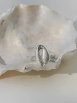 Sale CÔTE OUEST WEST COAST Cowrie Ring - Silver