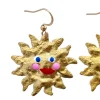 Hot YELLOW DOTS STUDIO Boucles d'oreilles Madame Sun