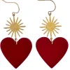 Store YELLOW DOTS STUDIO Boucles d'oreilles Pendantes Rouges