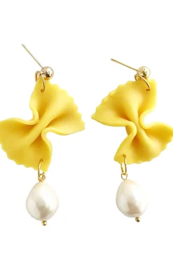 Best YELLOW DOTS STUDIO Boucles d'oreilles Fancy Farfalle Pasta