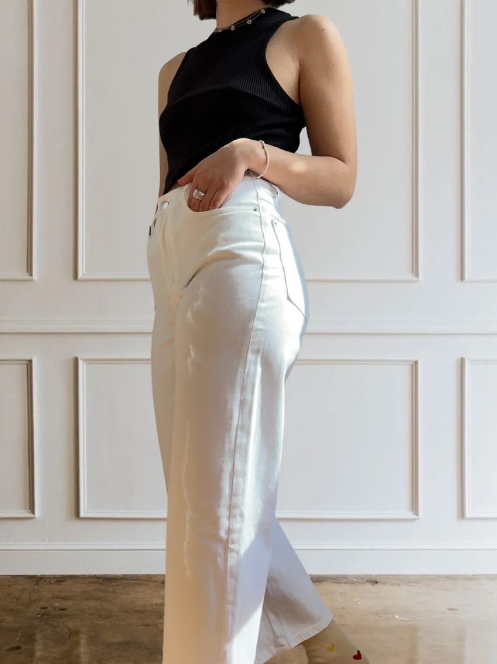 Outlet YOGA JEANS Lily Cut - White