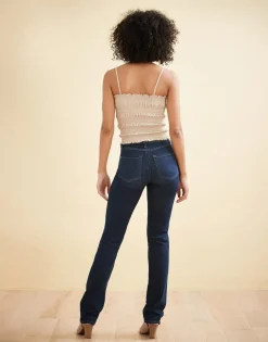 Sale YOGA JEANS Straight Fit Chloé DK Indie